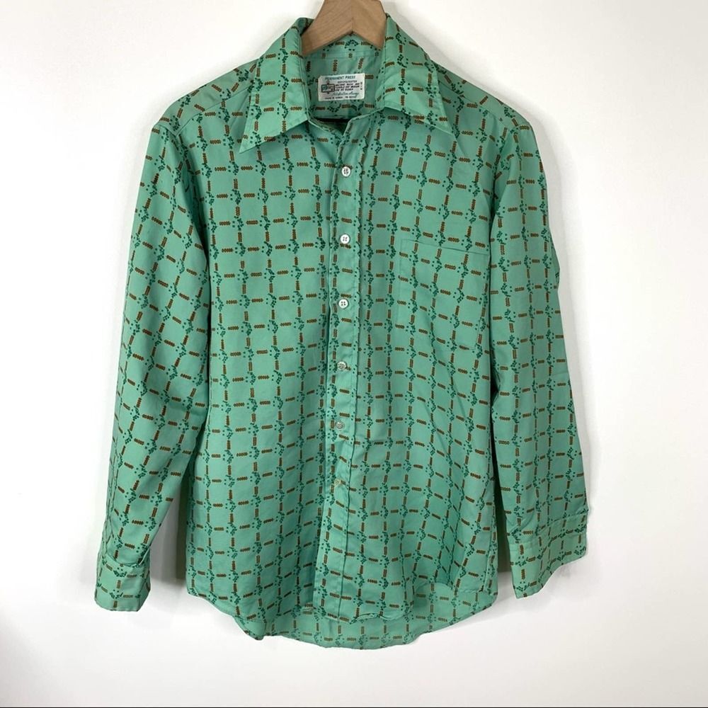 Vintage Permanent Press Polyester Kmart Blouse